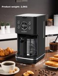 Swiss Haus® CM2315 Macchina da Caffè – 1,5 L – 1000W – Nero