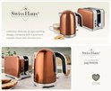 Swiss Haus® SWK2127 Bollitore Elettrico – 1,7 L – 2200W – Design Retrò – Rame