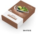 Swiss Haus® FS1S Scolapasta Pieghevole con Vaschetta – 39 x 26 cm – Manici Estensibili – Resistente al Calore – Senza BPA – Lavabile in Lavastoviglie – Salvaspazio – Grigio