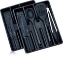 Swiss Haus® KS13B Set Coltelli da Cucina con Porta Posate – 13 Pezzi – Nero