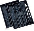 Swiss Haus® KS13B Set Coltelli da Cucina con Porta Posate – 13 Pezzi – Nero
