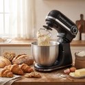 Swiss Haus® KM2307 Robot da Cucina – 1500W – Ciotola in Acciaio Inox da 7 L – Nero