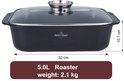 La Swiss Haus è una brasiera versatile e capiente, ideale per preparare arrosti, stufati e piatti al forno. Con un diametro di 32 cm e una capacità di 5,0 litri, offre lo spazio ideale per cotture familiari e preparazioni complete.