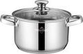 Swiss Haus® DC20C Pentola con Coperchio – Ø 20 cm / 3,9 L – Piccola Pentola per Zuppe – Compatibile con Induzione e Tutti i Piani Cottura – Lavabile in Lavastoviglie e Adatta al Forno – Acciaio Inox