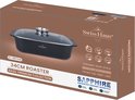 La Swiss Haus®  è una brasiera capiente e robusta, ideale per preparazioni abbondanti come arrosti, stufati e piatti da forno. Con un diametro di 34 cm e una capacità di 6,5 litri, offre ampio spazio per cucinare in modo pratico anche per più persone.