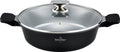 Swiss Haus® BLC32B Padella Profonda con Coperchio – Ø 32 cm / 5,5 L – Nera